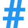 Icône hashtag