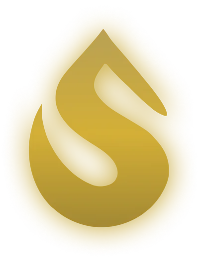 Goutte Soulbot dorée avec halo