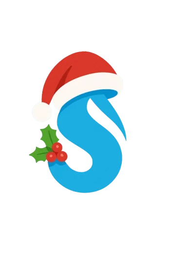 Goutte Soulbot avec bonnet de Noël sur fond transparent